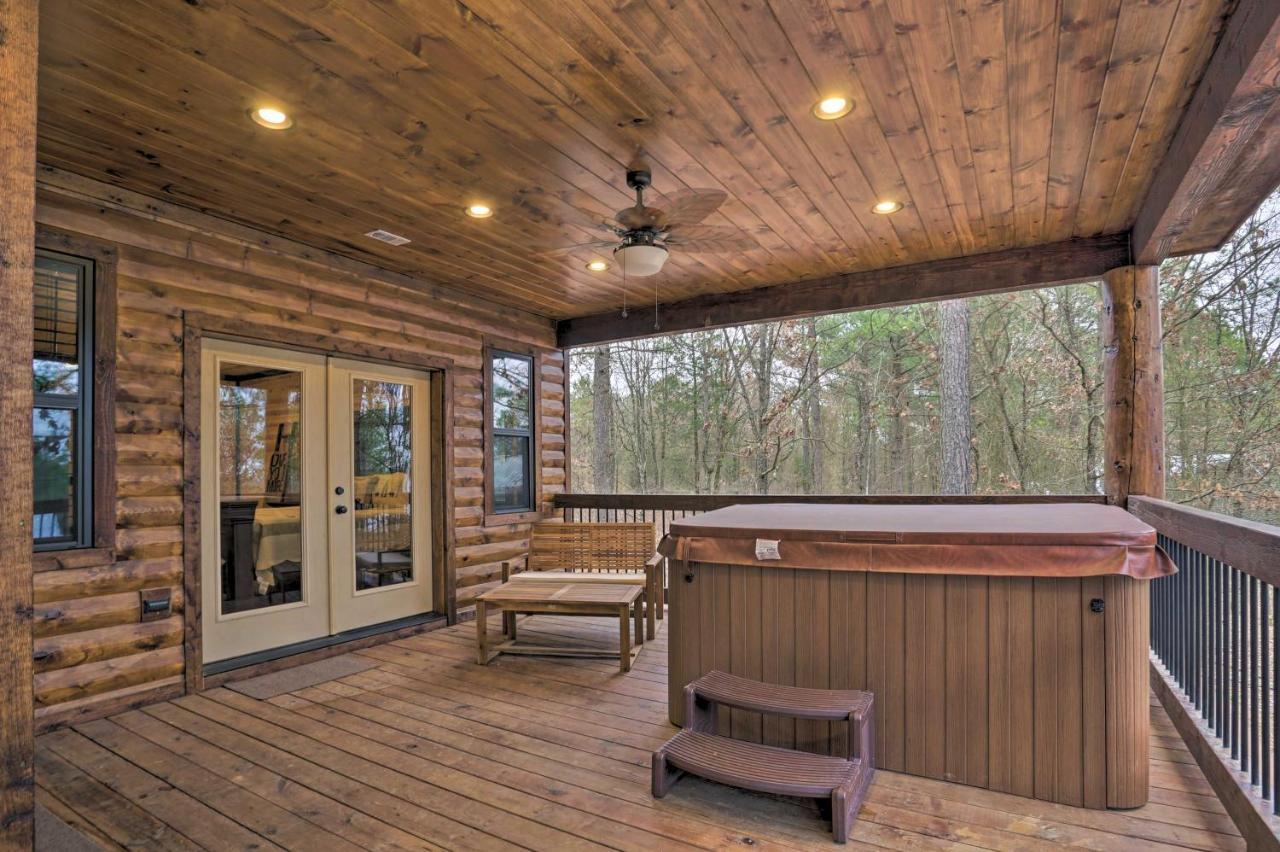 Luxe 'Great Bear Lodge' With Spa, Fire Pit, And Views! Broken Bow Esterno foto